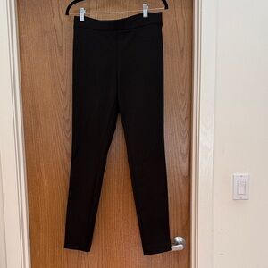 Theory Black Straight Leg Pants Outdoor